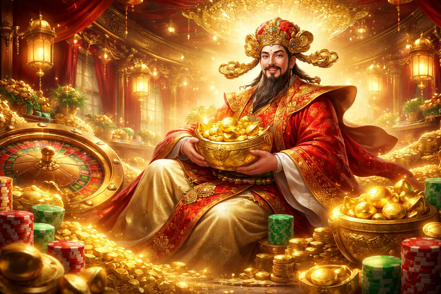 Màn hình hiển thị các chương trình khuyến mãi C54 hấp dẫn, với tiền thưởng và quà tặng, thu hút người chơi.